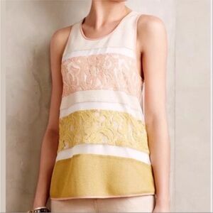 Anthro l Sunday In Brooklyn Lace Tank